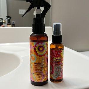 Amika Wizard 4 fl oz. 3/4 Full.                  Bombshell Blowout 2 fl oz. Full